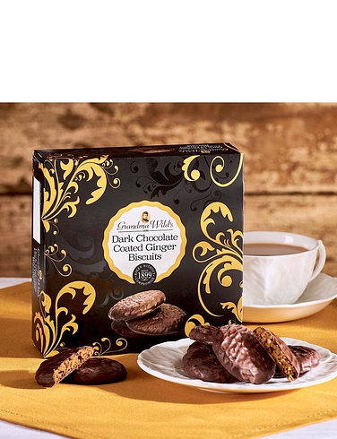 Grandma Wilds Dark Chocolate Ginger Biscuits Set of 2