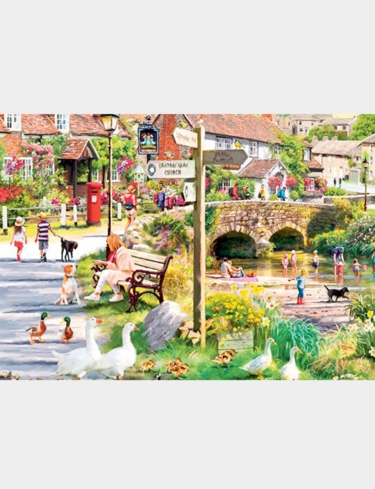 Gibsons Puddle Ducks and Paddling 1000pc Jigsaw