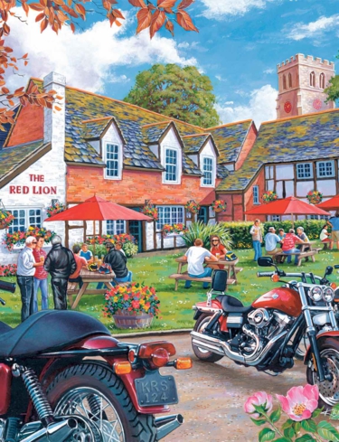 House of Puzzles Tales From the Tavern 500 Piece Set of 4 Jigsaws