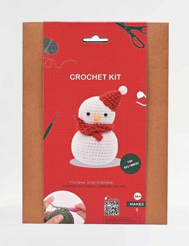 Snowman Crochet Kit
