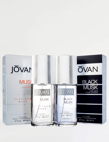Jovan Platinum and Black Musk Set