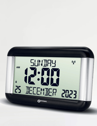 Radio Controlled Clear Display Clock
