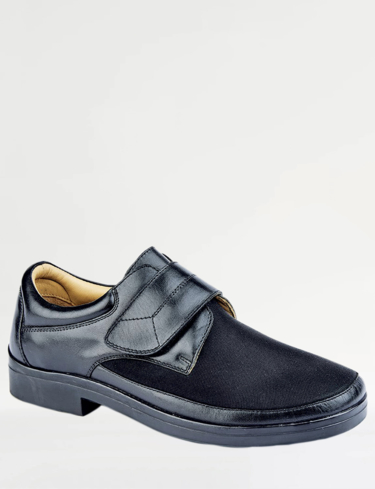 Mens Extra Wide Fit Stretch Shoe