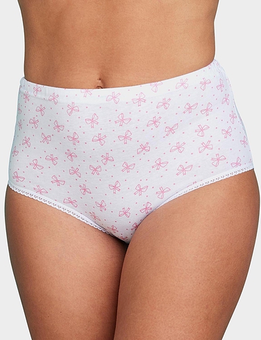 Pack Of Six Print Cotton Briefs