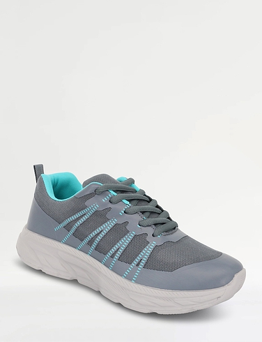 Truflex Wide EE Fit Mesh Lace Up Trainer