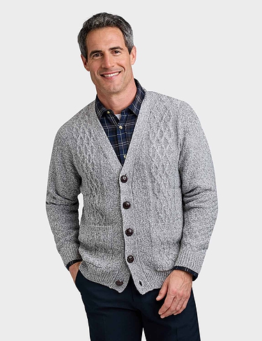 Tootal Aran Style Cardigan