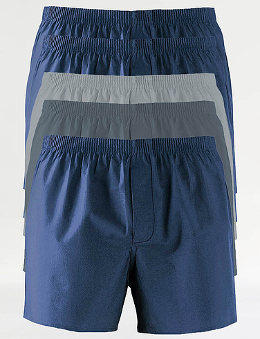 Pack of 5 Plain Boxers