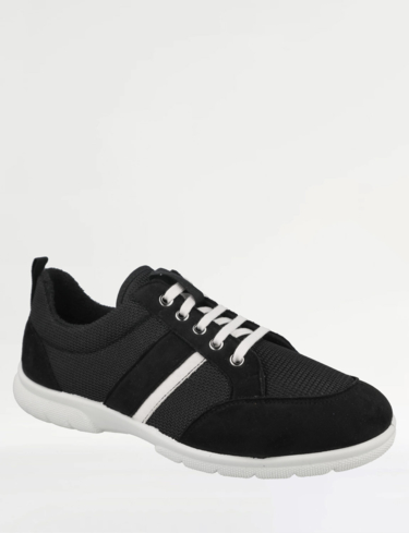 DB Shoes Mens Lace Trainer Tim Extra Wide EE to 4E