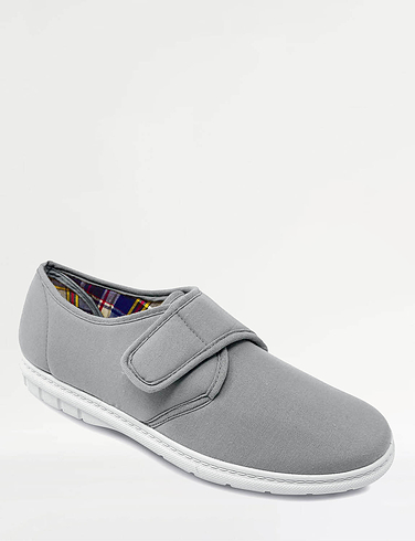 Canvas Touch Fasten Standard Fit Shoes