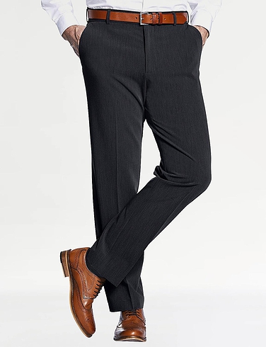 Farah Four Way Stretch Poly Trouser with Slant Pocket