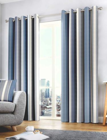 Whitworth Eyelet Lined Curtains